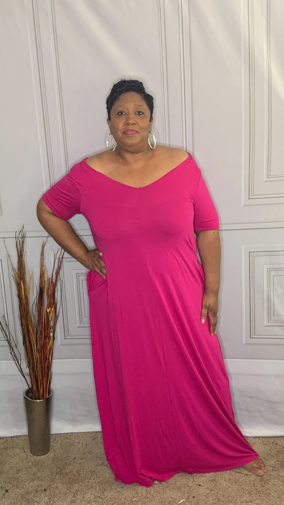 Boutique maxi dresses plus best sale size