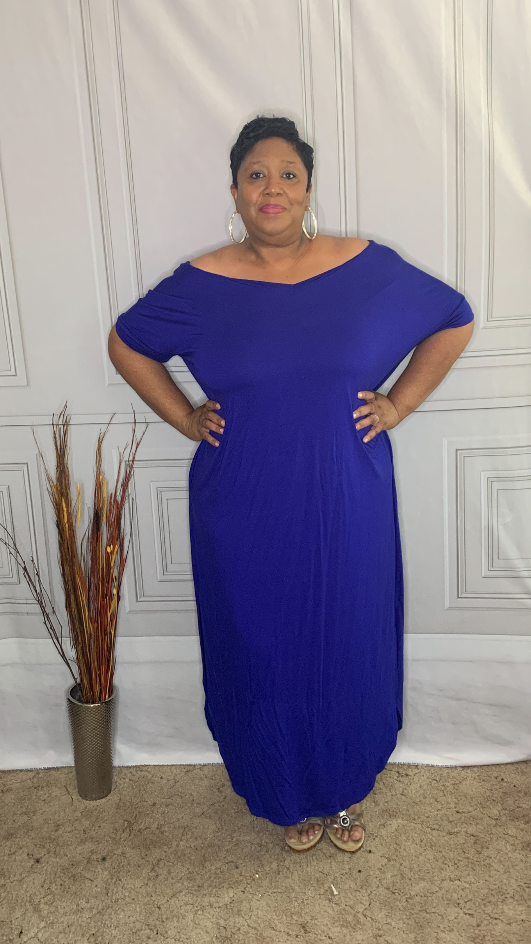 Boutique maxi dresses plus best sale size