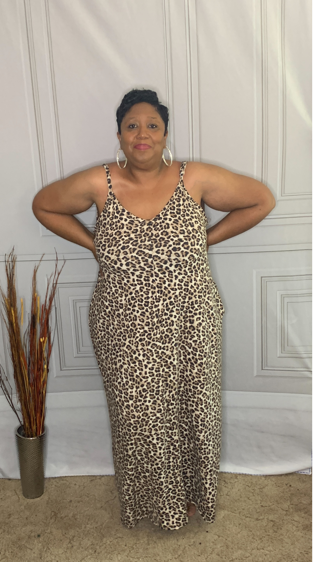 Leona Leopard Maxi Dress Curvy and Beautiful Boutique