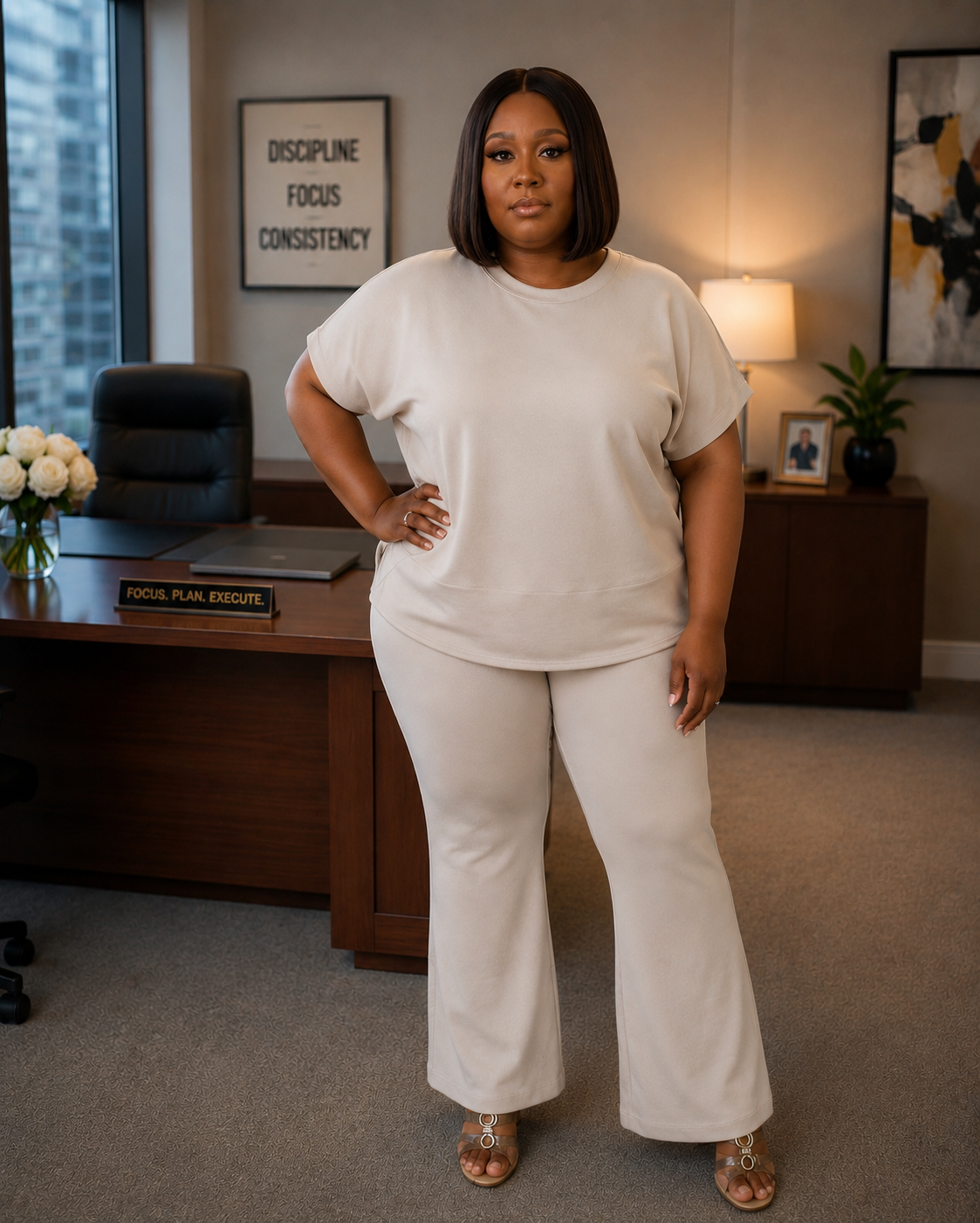 Plus Size Paris Travel Set