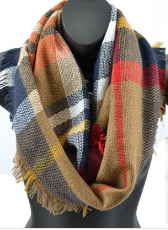 Plaid Scarves 4 colors