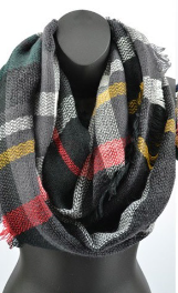 Plaid Scarves 4 colors