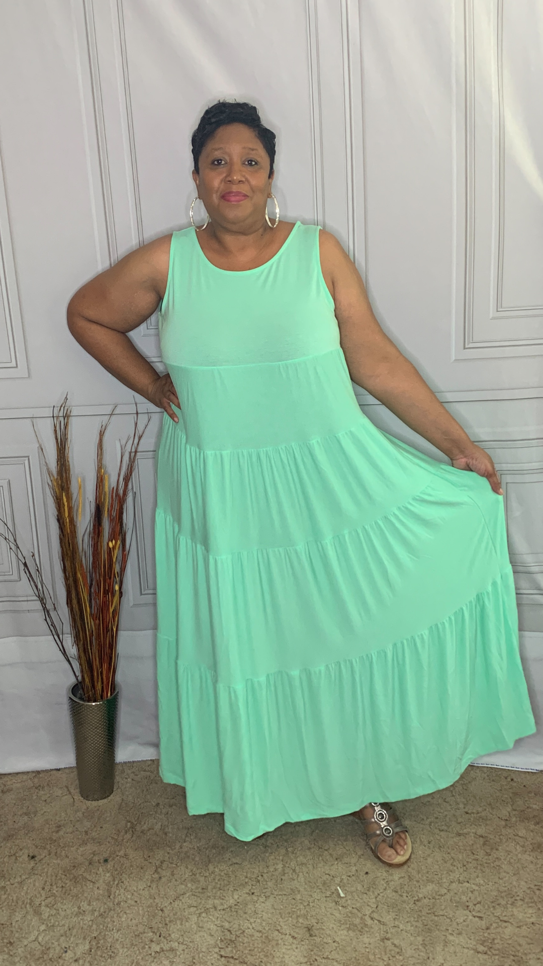 Mint cheap maxi dress