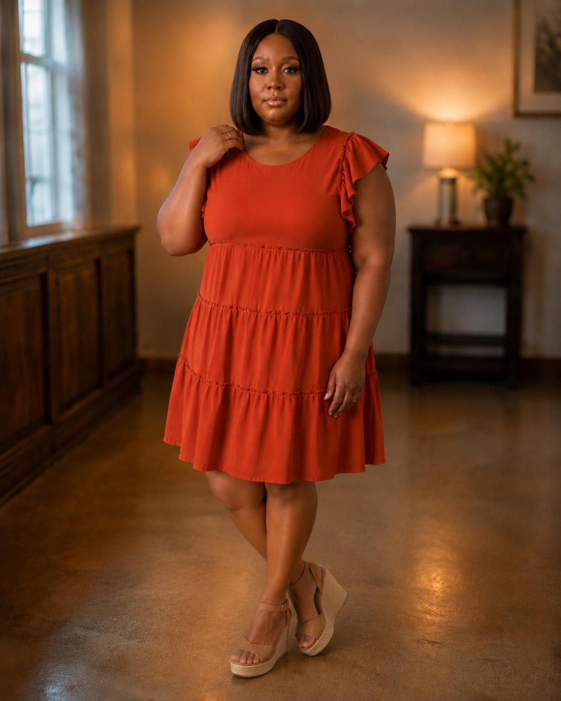 Plus Size Tier Dress