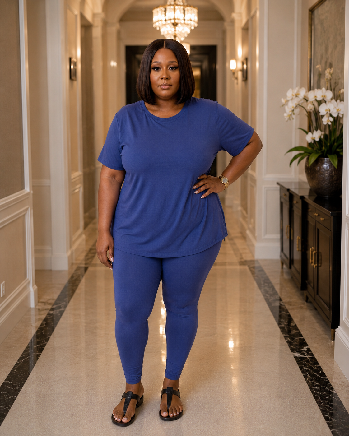 Plus Size Weekend Chill Set-Marlin