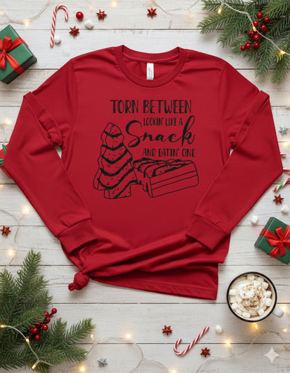 Torn Between Looking Like a Snack and Eating One Long Sleeve T-shirt