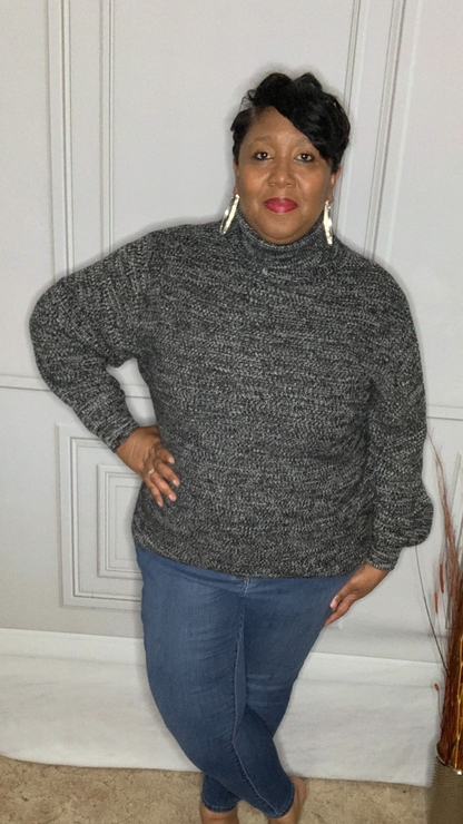Plus deals black turtleneck